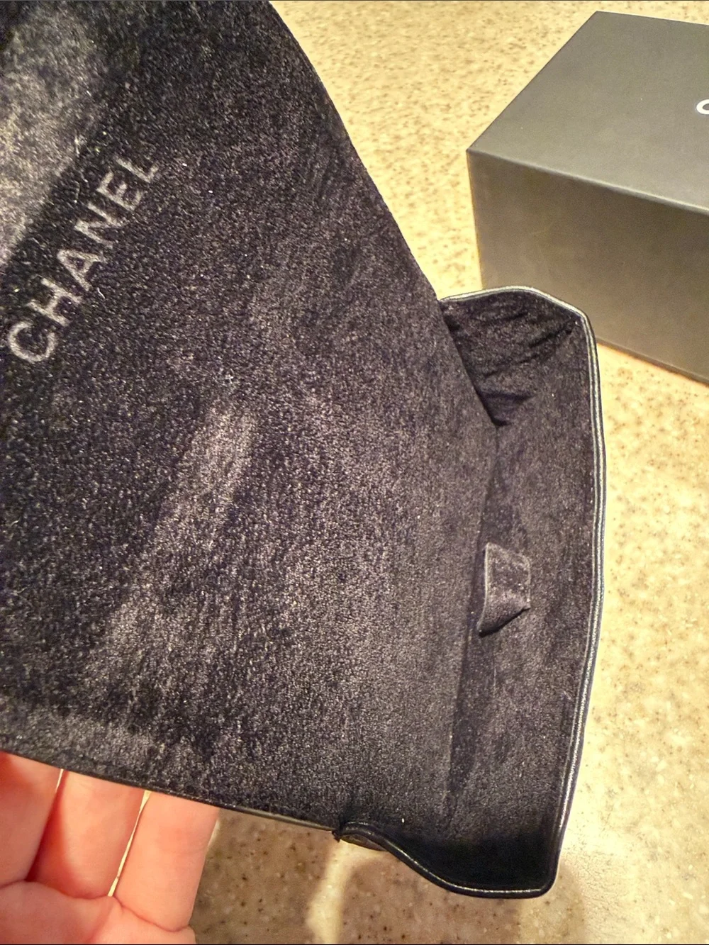 CHANEL Black Sunglasses Case